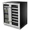 Whynter 30 in Built-In French Door Dual Zone Wine Refrigerator/Beverage Center BWB-3388FDS - alternate 10